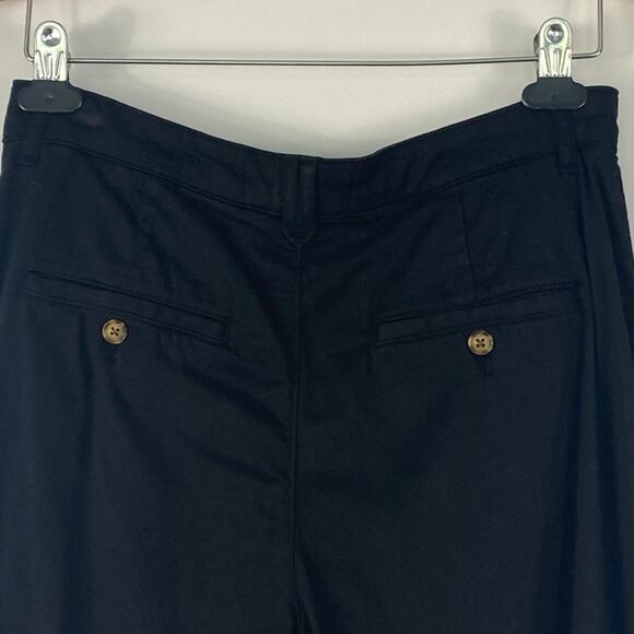 Zara Black Skinny Mid-Rise Chino Trousers Pants NWOT - Picture 7 of 13